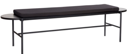 Panca con cuscino - Metallo