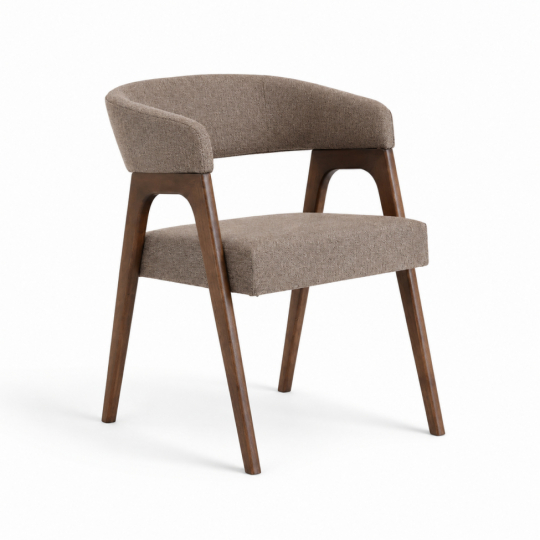 Sedia 'Alba' - Noce/Marrone