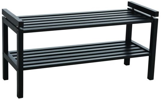 Scarpiera 'Confetti' 80 cm - Nero