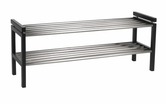 Scarpiera 'Confetti' 100cm - Metallo/Nero