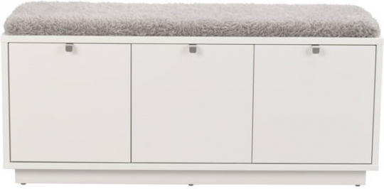 Panca 'Confetti' 106x35cm - Bianco/Nero