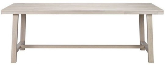 Tavolo da pranzo 'Brooklyn' 220x95cm - Sbiancato
