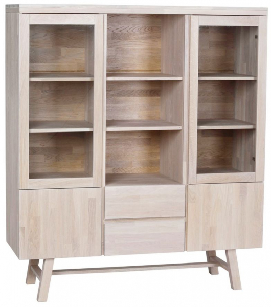 Armadio 'Brooklyn' - Sbiancato/Rovere