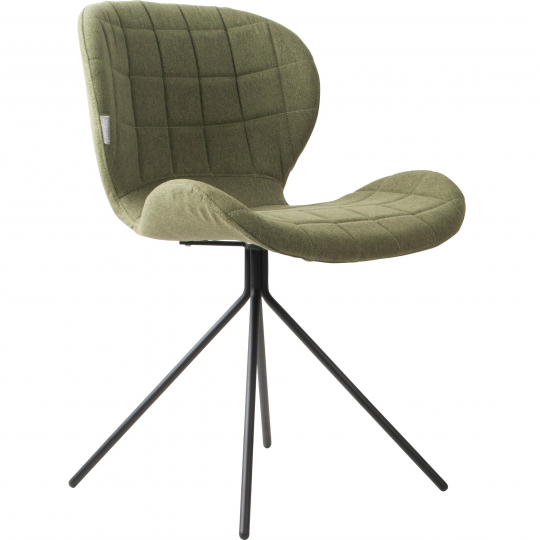 Sedia 'Omg' - Velluto/Verde