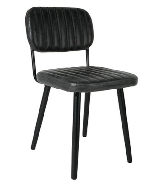 Sedia 'Jake' - Vintage/Nero