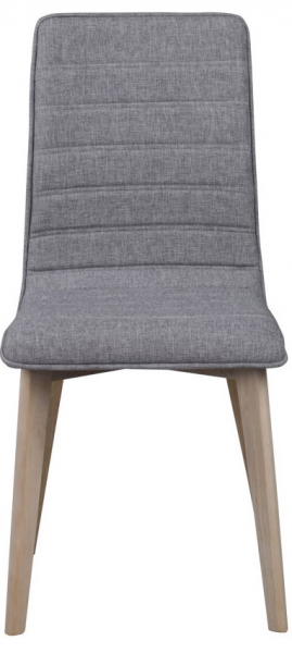 Sedia 'Gracy' - Grigio chiaro/Trattato bianco