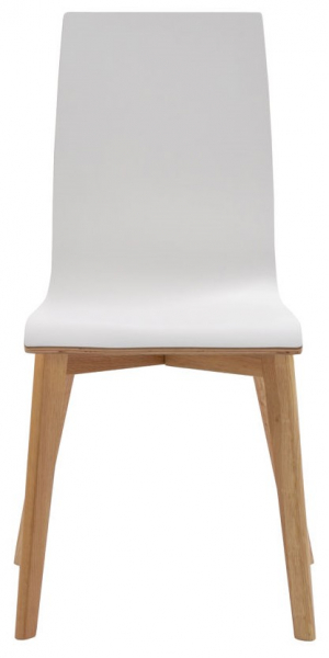 Sedia 'Gracy' - Bianco/Rovere
