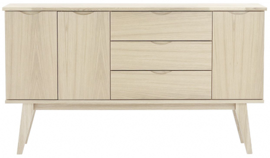Credenza 'Filippa' 150x85cm - Rovere/Rovere bianco