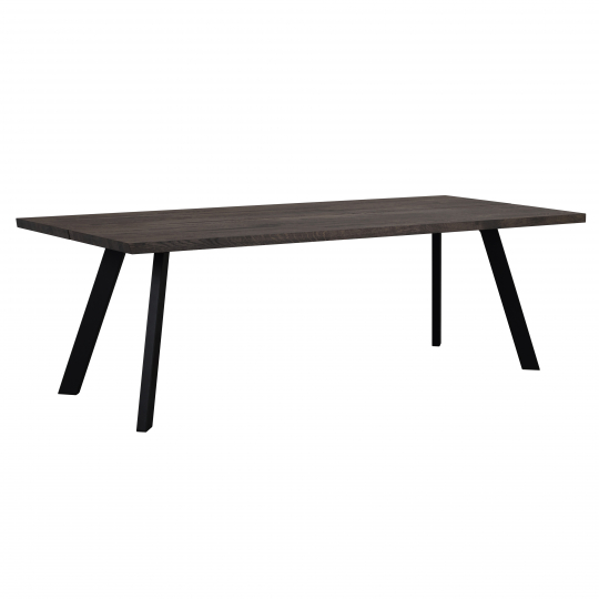 Tavolo da pranzo 'Fred' - Marrone/Nero 240x100cm