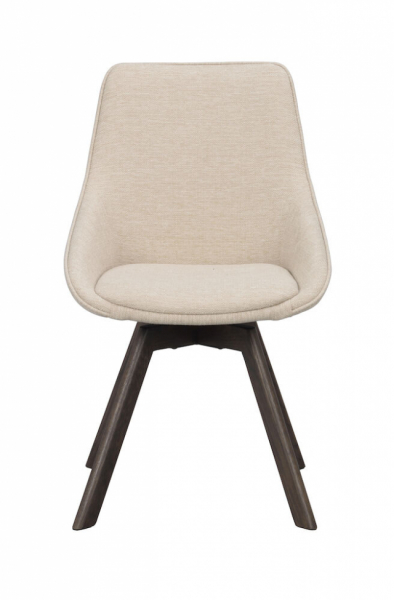 Sedia 'Alison' - Marrone/Beige