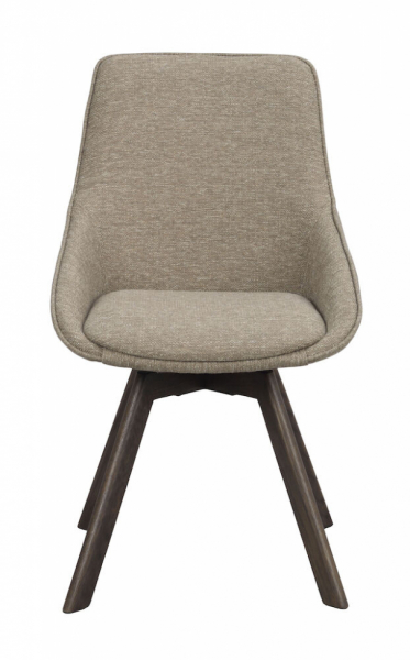 Sedia 'Alison' - Beige scuro/Faggio