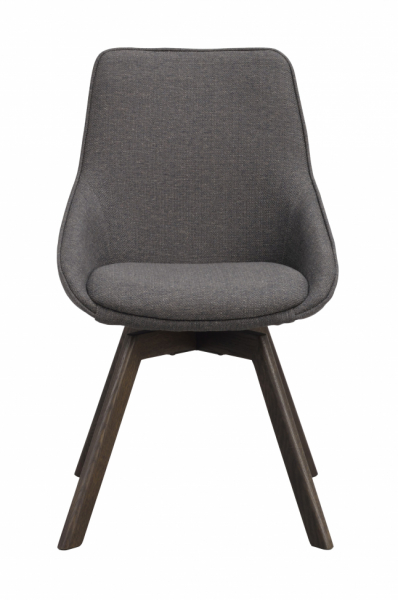 Sedia 'Alison' - Grigio/marrone