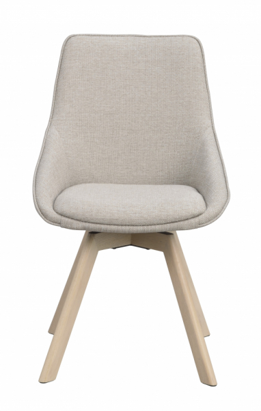 Sedia 'Alison' - Beige/bianco pigmentato