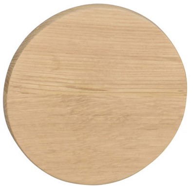 Gancio da parete 'Milford' 12cm - Rovere