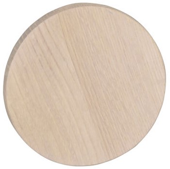 Gancio da parete 'Milford' 12cm - Bianco pigmentato