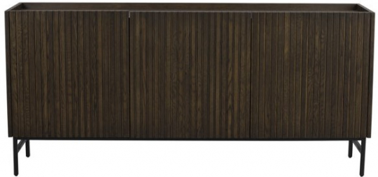 Sideboard 'Halifax' 160x40cm - Marrone/Nero
