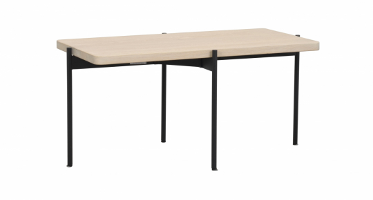 Tavolino 'Shelton' 95x50cm - Rovere bianco pigmentato