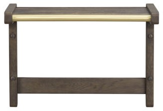 Mensola per cappotti 'Inverness' 45cm - Marrone