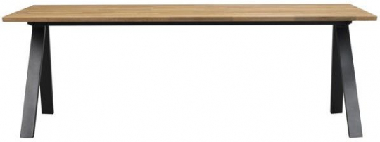 Tavolo da pranzo 'Carradale' 220 cm - Rovere/Piedi a V