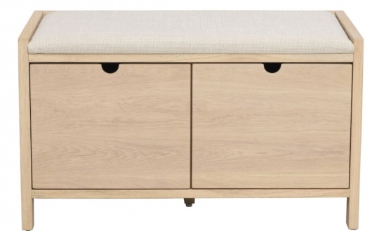 Panca d'ingresso 'Hillmond' 80cm - Rovere chiaro