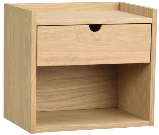 Comodino/ Mensola da parete 'Hillmond' - Rovere