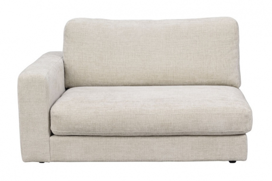 Poltrona angolare 'Duncan' Sinistra - Grigio chiaro