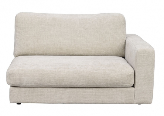 Poltrona angolare 'Duncan' Destra - Grigio chiaro