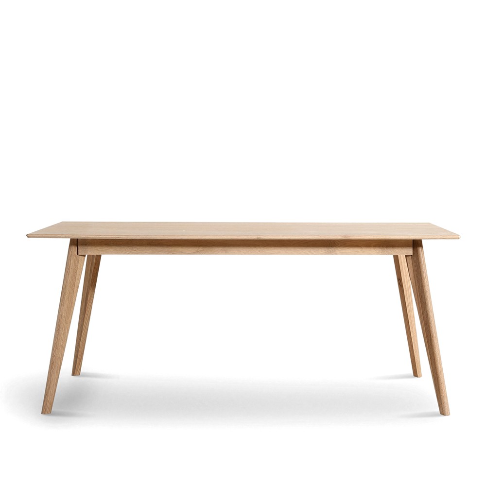 Tavolo da pranzo 'Line' 180 cm - Bianco pigmentato