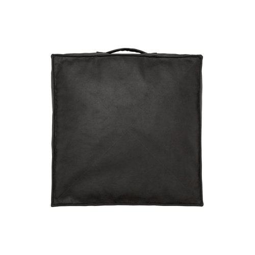 Puff 'Lycke' 50x50x15 - Nero