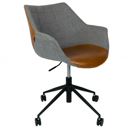 Sedia da ufficio 'Doulton' - Marrone