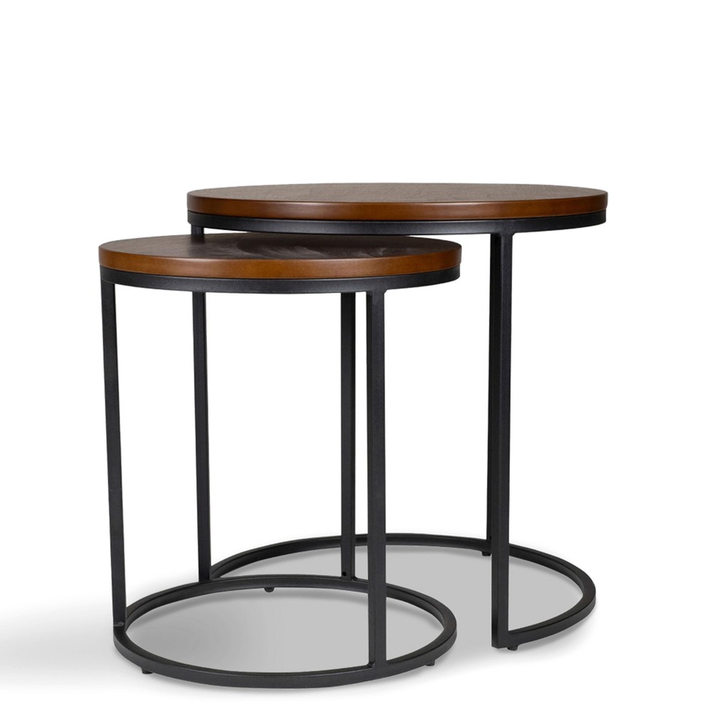 Tavolino 'Prime' S 2 pezzi - Noce