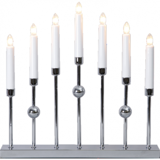 Candelabro 'Gustavo' - Argento