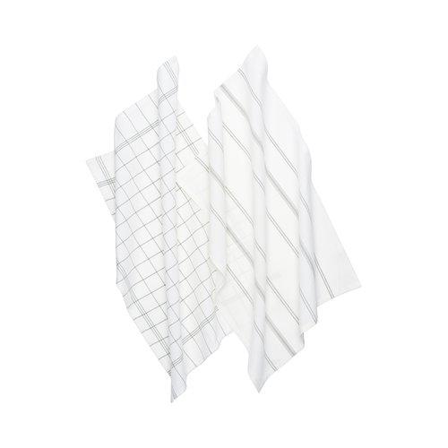 Asciugamano da cucina 'Erin' 50x70 - Beige/Bianco