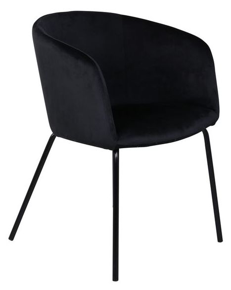 Sedia 'Astrid' - Nero