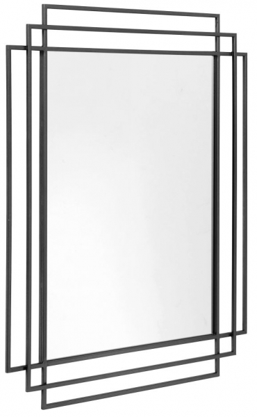 Specchio 'Square' 76x97cm - Nero