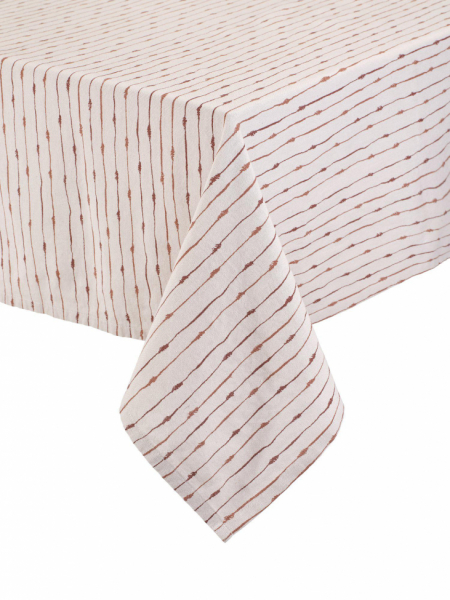 Tovaglia 'Unni' 145x280 - Marrone