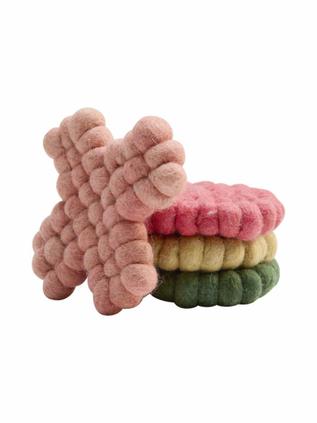 4-pack Sottobicchieri 'Vanja' - Multi