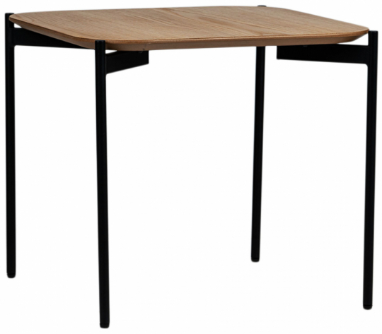 Tavolino 'Frida' 50x50cm - Naturale/Nero