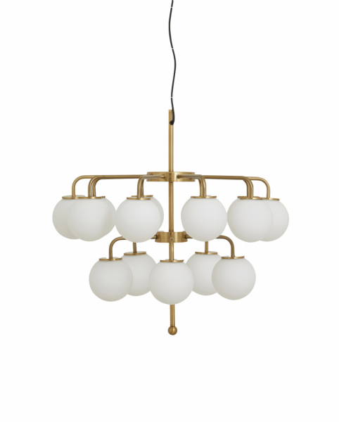 Lampadario 'Paloma' - Bianco/Oro