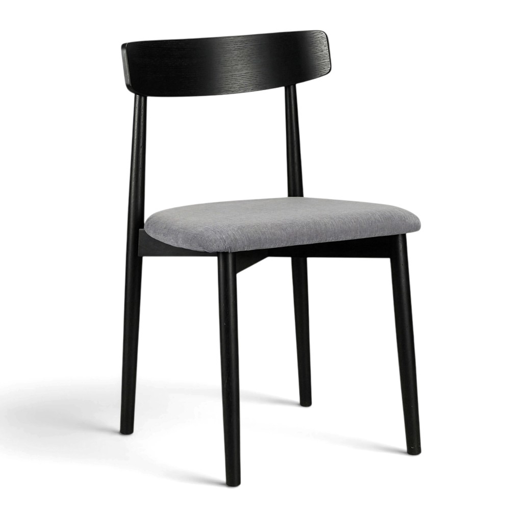 Sedia 'Ystad' - Nero/Grigio