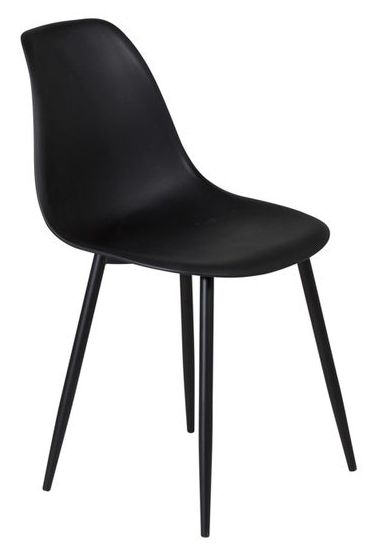 Sedia 'Eidsberg' - Plast nera