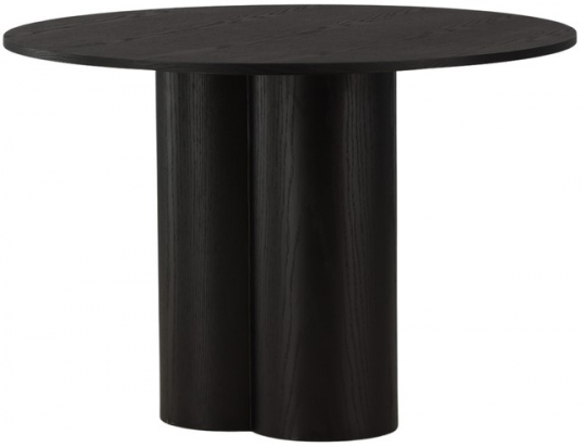 Tavolo da pranzo 'Orsa' Rotondo 110cm - Nero