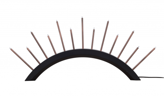 Candelabro dell'Avvento 'Norrköping' - Nero