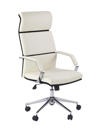 Sedia da ufficio 'Sagunto' - Bianco/Nero