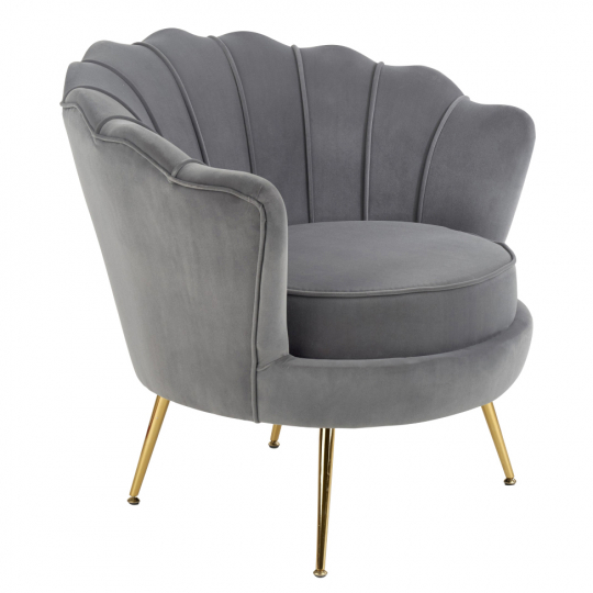 Poltrona 'Snäcka' - Grigia