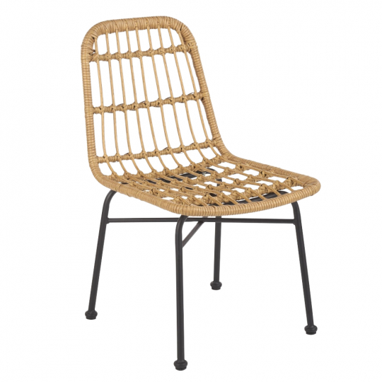 Sedia 'Nature' - Naturale/Nero