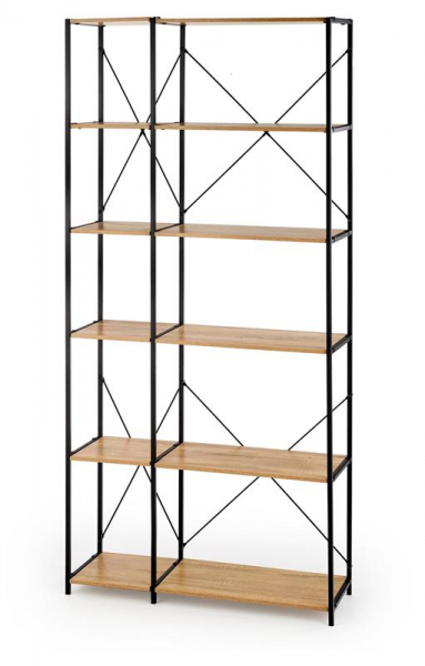 Libreria 'Matera' - Rovere/Nero