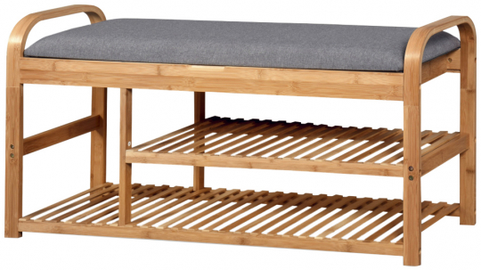 Scarpiera 'Sandee' 100cm - Rovere/Grigio