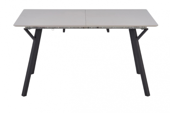 Tavolo 'Viksten' 140-180x80cm - Nero/Grigio