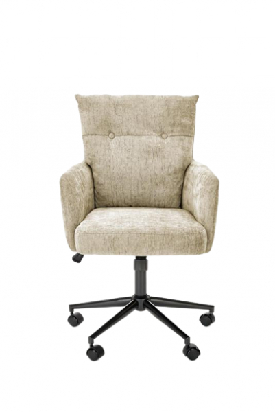 Sedia da ufficio 'Merida' - Beige/Nero